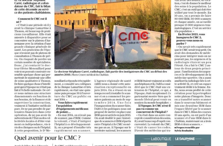 Article Presse Le Dauphine?